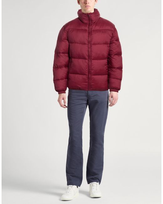 Napapijri Red Puffer Polyamide, Polyester for men