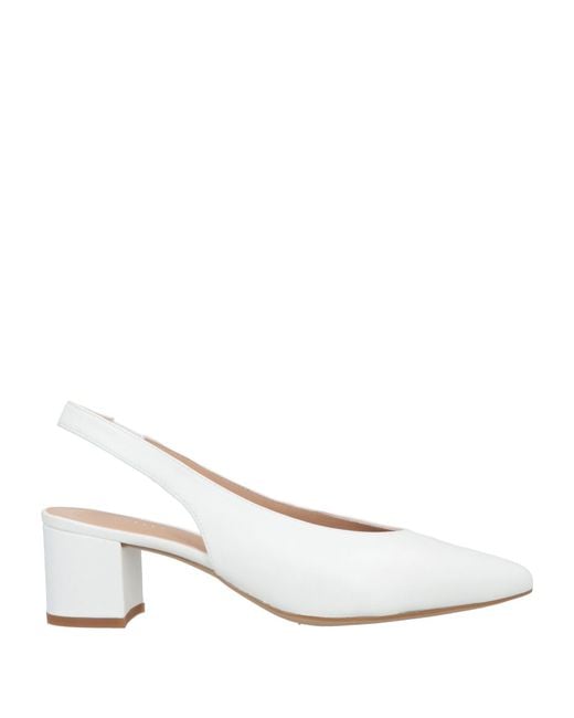 Unisa White Pumps Leather