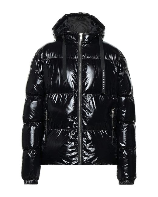 FAMILY FIRST Milano Down Jacket in Black for Men | Lyst