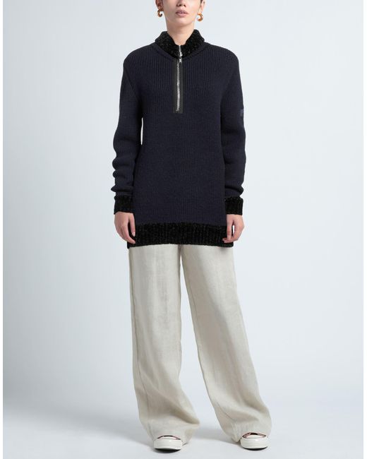 Raf Simons Blue Rollkragenpullover