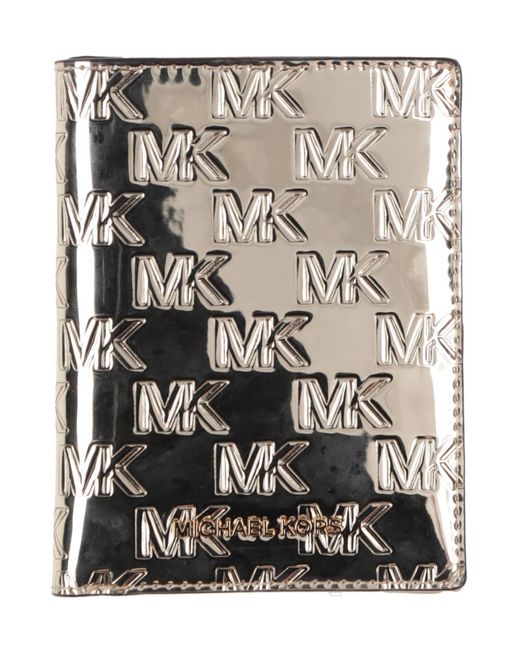 MICHAEL Michael Kors Black Document Holder Polyurethane, Polyester