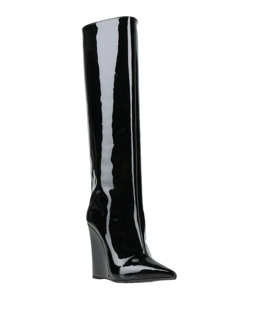 Le Silla Black Boot Leather