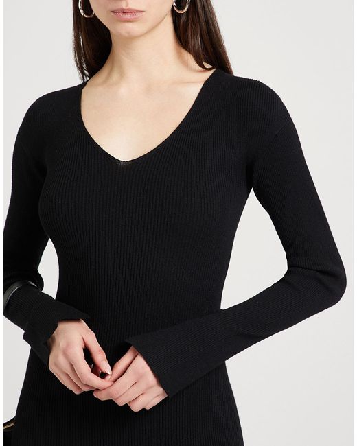 MAX&Co. Black Midi-Kleid