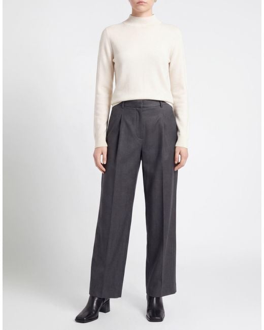 Roberto Collina Blue Charcoal Pants Wool
