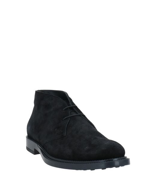 Tod's Black Ankle Boots for men