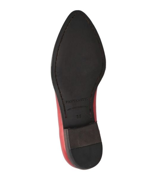 Chaussures à lacets Pantanetti en coloris Red