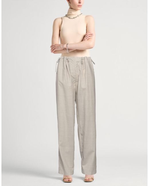 LE17SEPTEMBRE Gray Pants Wool