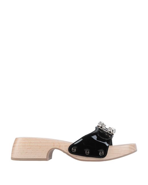 Roger Vivier Black Mules & Clogs