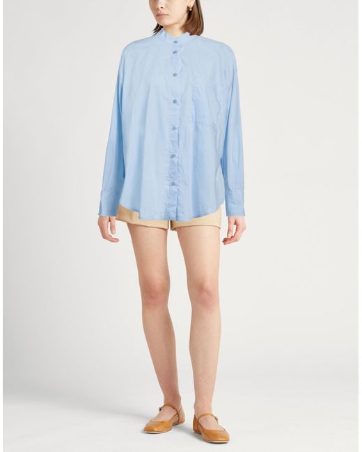 Roberto Collina Blue Shirt Cotton