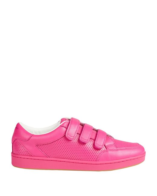 Rebecca Minkoff Pink Fuchsia Sneakers Soft Leather