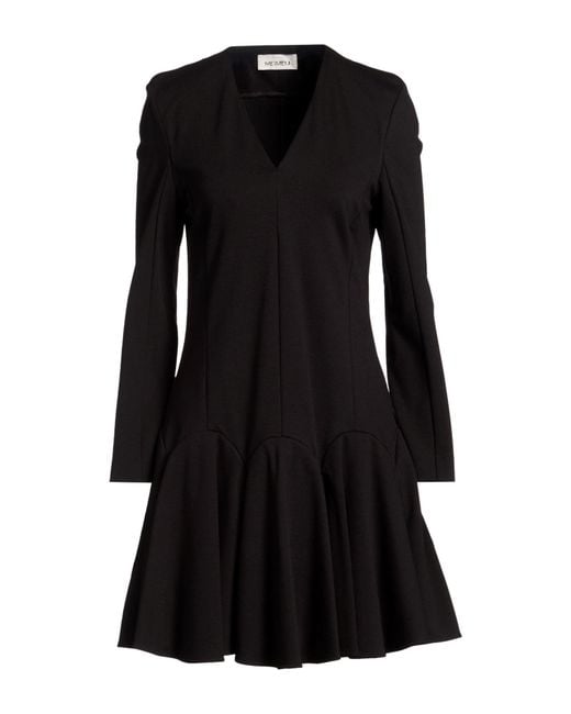 MEIMEIJ Black Mini Dress