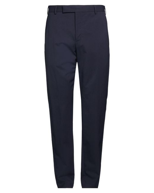 PT Torino Blue Midnight Pants Virgin Wool, Polyamide, Elastane for men