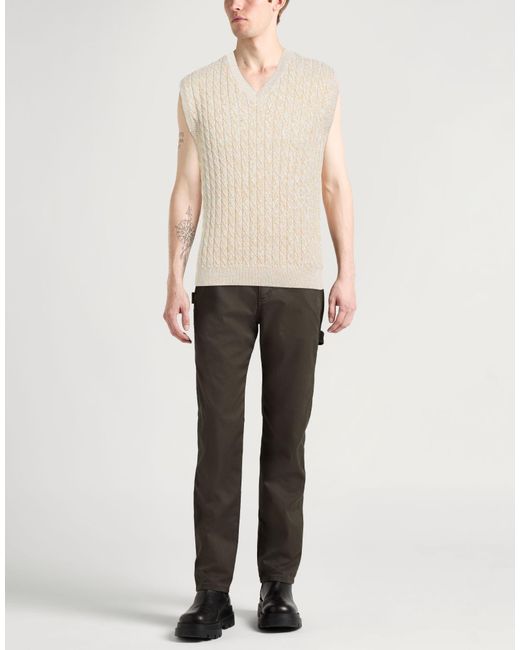 Massimo Alba Pullover in Natural für Herren