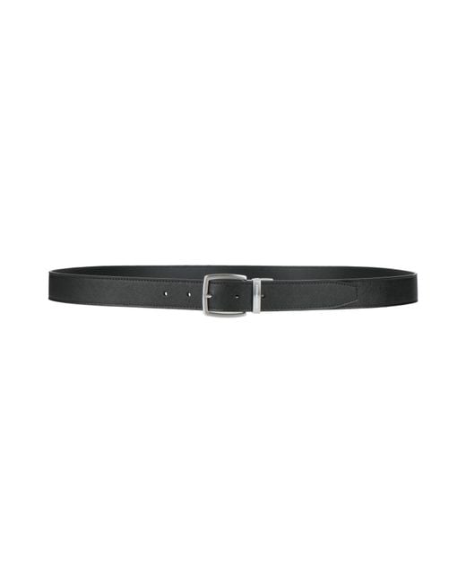 Emporio Armani Black Belt Cow Leather for men