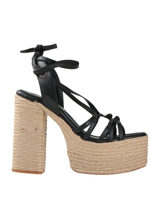 Paloma Barceló Black Espadrilles