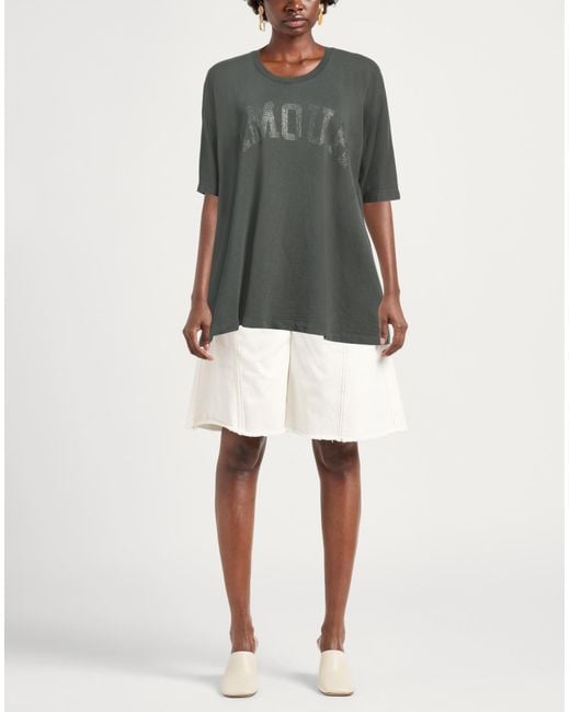 Zadig & Voltaire Gray T-Shirt Cotton, Mohair Wool
