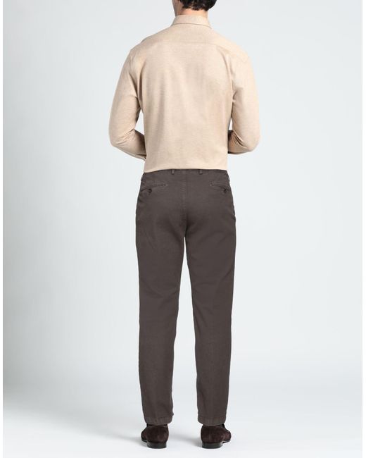 Briglia 1949 Gray Pants Cotton, Elastane for men
