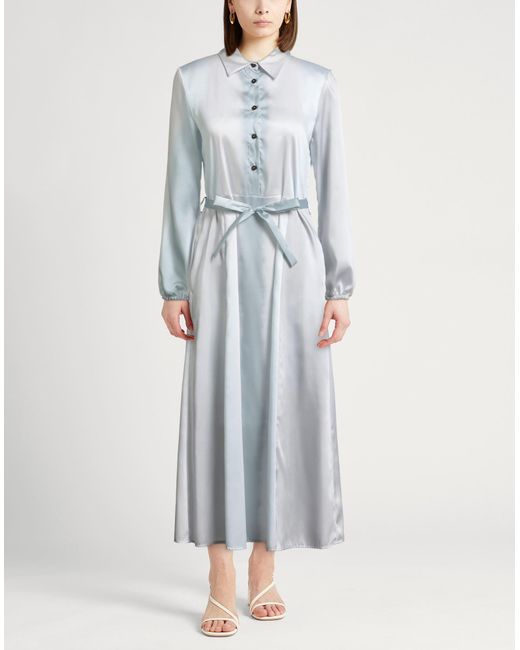 Peserico Gray Maxi Dresses
