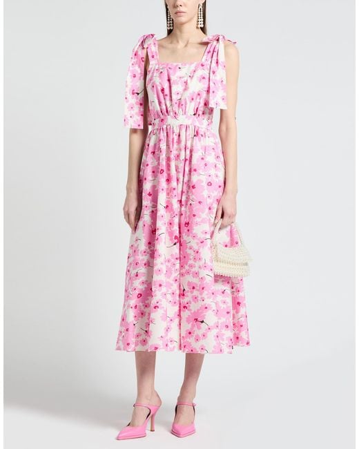MSGM Pink Midi Dress