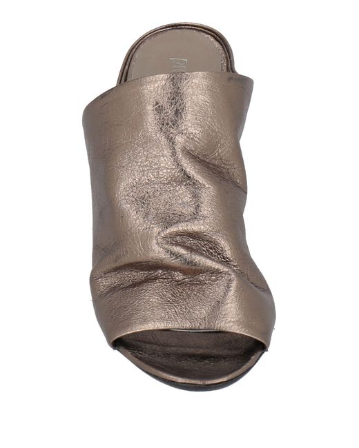 Preventi Brown Sandals Leather