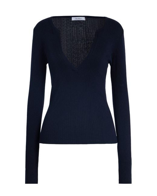 Max Mara Blue Pullover