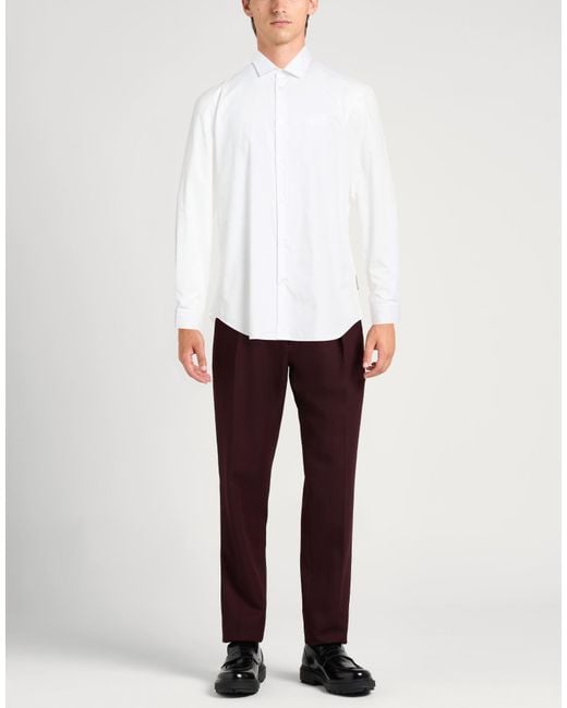Just Cavalli White Shirt Cotton for men