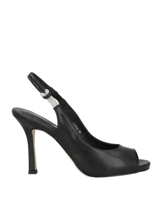 Luciano Barachini Black Sandals Leather