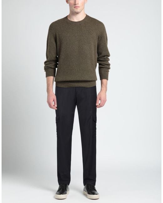 Lardini Blue Pants Wool, Elastane for men