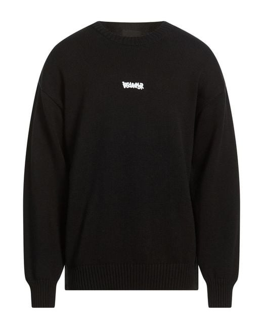 DISCLAIMER Black Sweater Cotton for men
