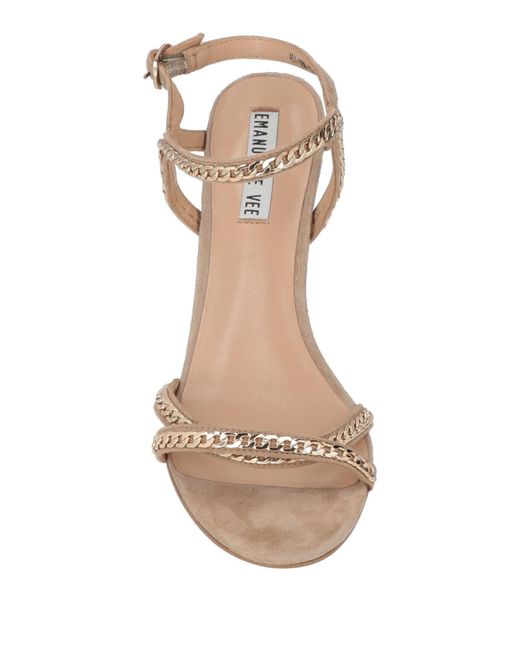 Emanuélle Vee Pink Sandals Soft Leather