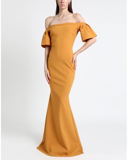 La Petite Robe Di Chiara Boni Orange Maxi Dress