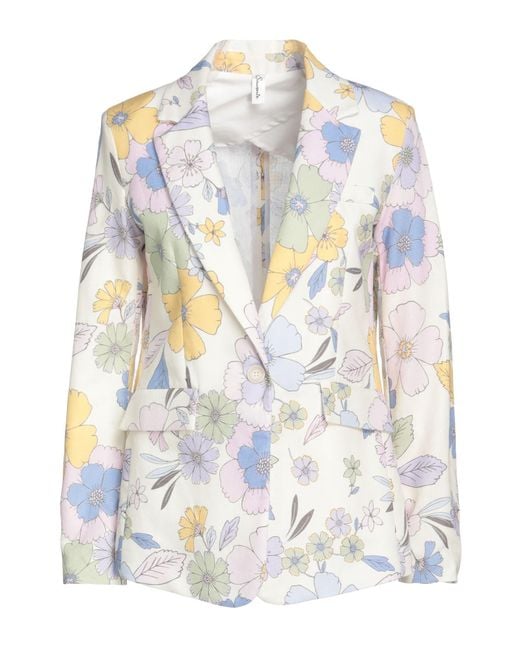 Souvenir Clubbing Suit Jacket in Ivory (White) Lyst