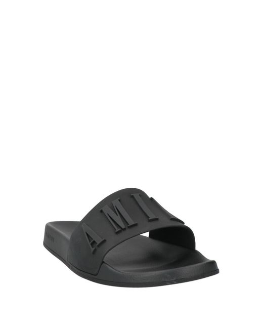Amiri Black Sandals for men