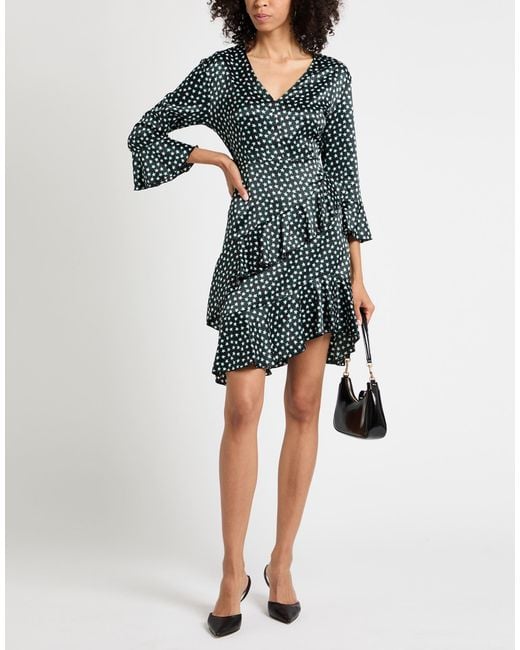 GAUDI Black Mini Dress Polyester, Elastane