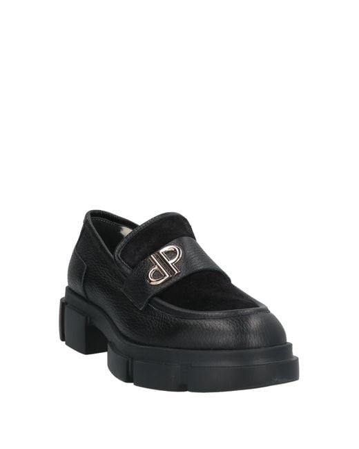 Pollini Black Mokassin