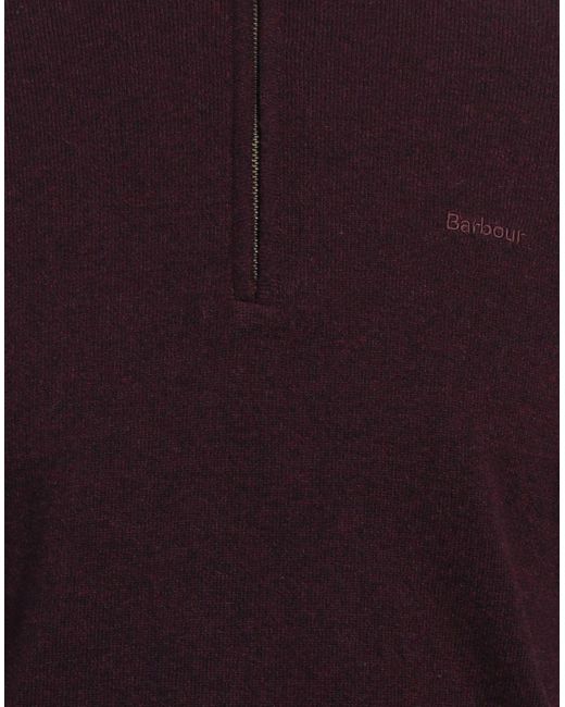 Barbour Purple Turtleneck for men