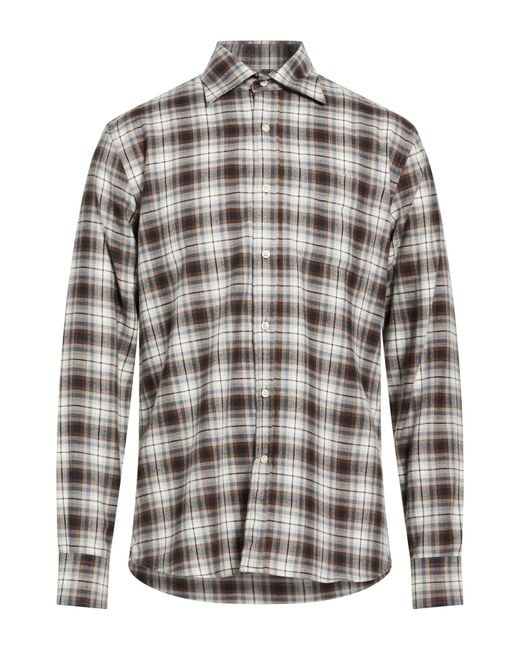 Camicia di Deperlu in Gray da Uomo