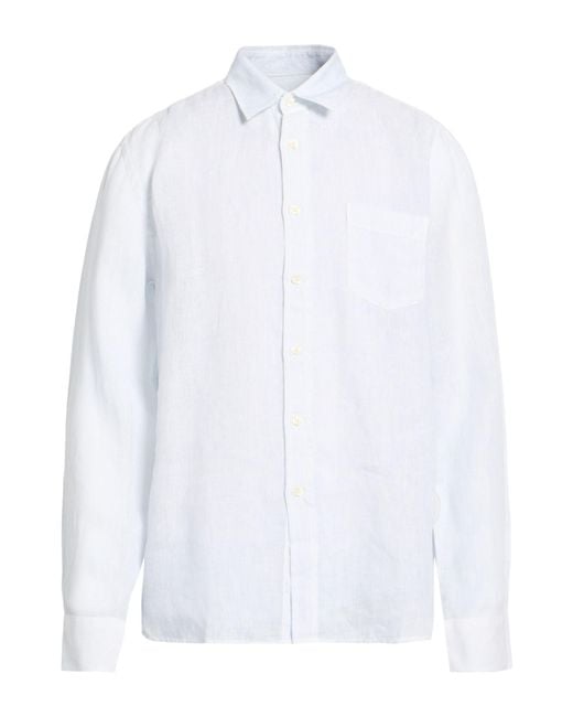 120% Lino White Shirt for men