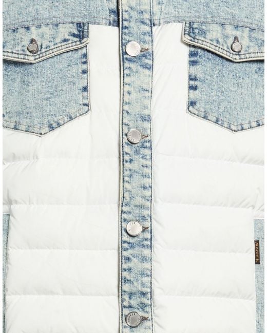 Moorer Blue Puffer Cotton, Elastane, Polyamide for men