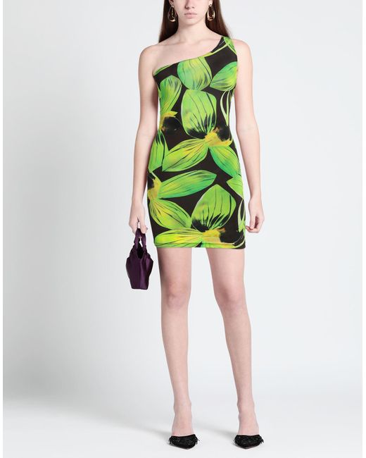 Louisa Ballou Green Mini-Kleid