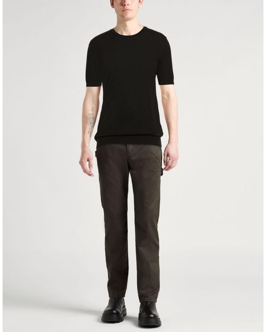 Emporio Armani Black Jumper for men