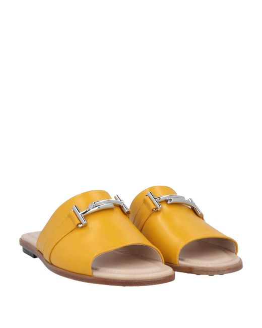 Tod's Yellow Sandals