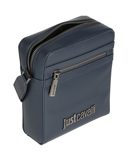 Just Cavalli Blue Cross-Body Bag for men