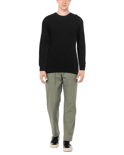 Alpha Studio Black Sweater for men
