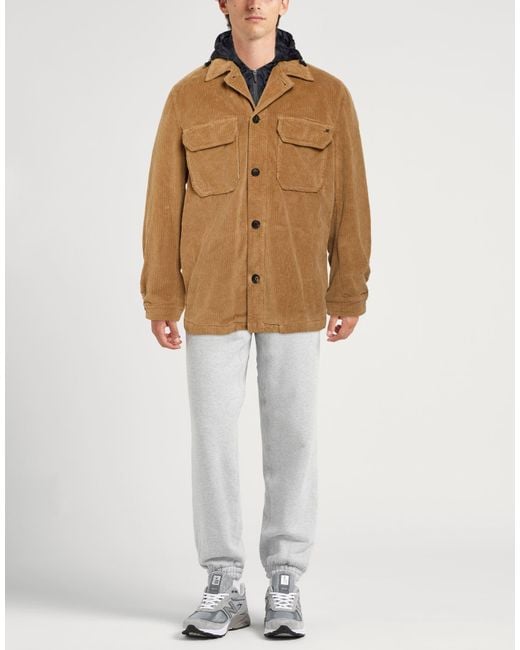 Mason's Natural Camel Jacket Cotton, Modal, Elastane for men