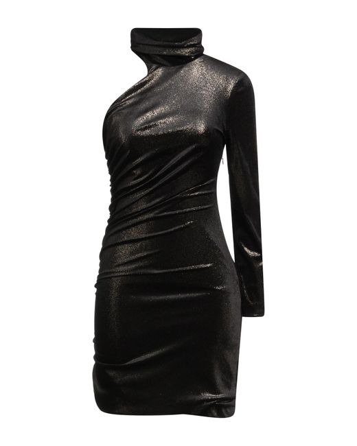 Jijil Black Mini Dress Polyester, Elastane