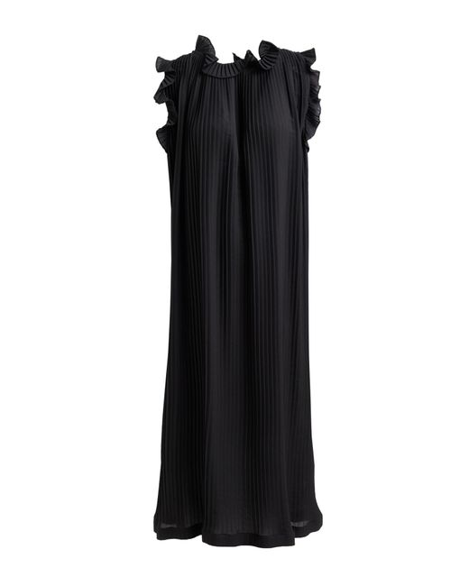 MEIMEIJ Black Midi-Kleid