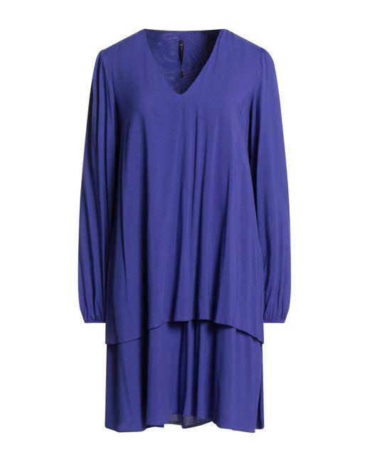 Manila Grace Blue Short Dress