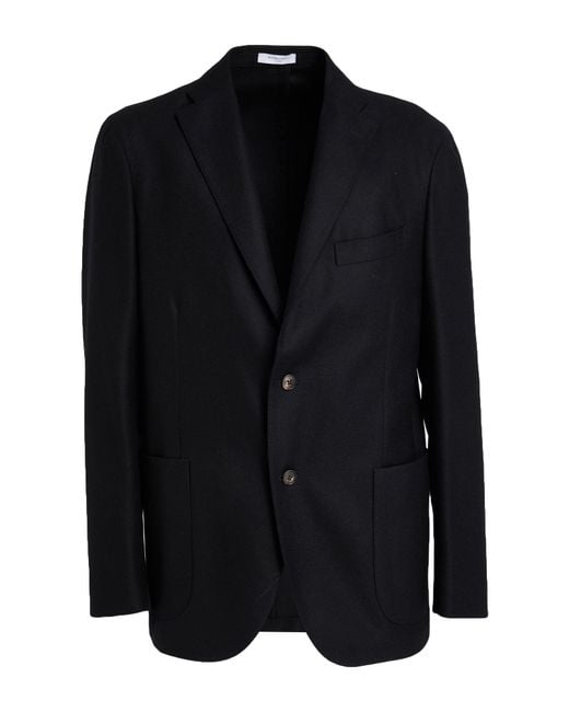 Boglioli Black Blazer Wool for men