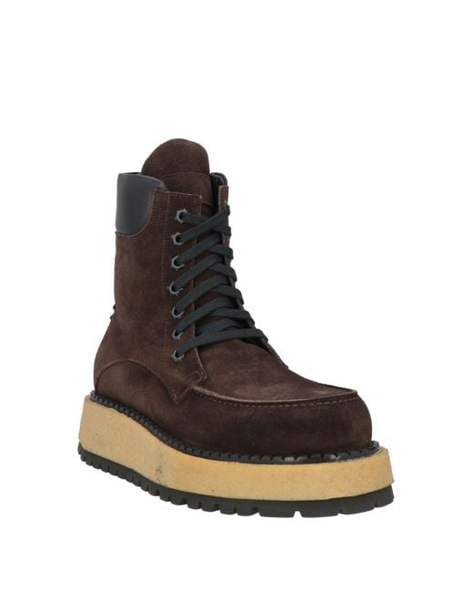 THE ANTIPODE Brown Chocolate Ankle Boots Leather for men